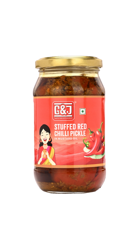 Stuffed Red Chilli Pickle
